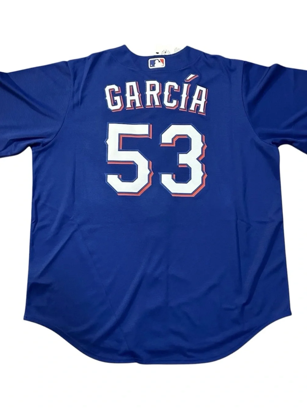 Nike Texas Rangers Adolis Garcia 2024-25 Blue Jersey Men's Size XL NWT $135 MLB